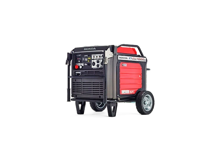 2026 Honda 7,000 WATT ELEC & RECOIL, DUAL VOLT, WHEEL KIT, RED