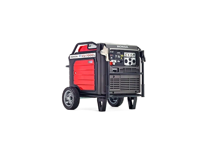 2026 Honda 7,000 WATT ELEC & RECOIL, DUAL VOLT, WHEEL KIT, RED