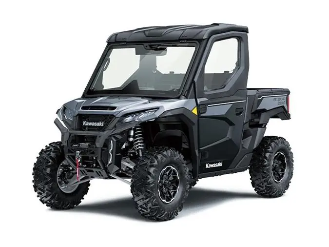 2027 Kawasaki RIDGE HVAC Metallic Bluish Gray / Ebony