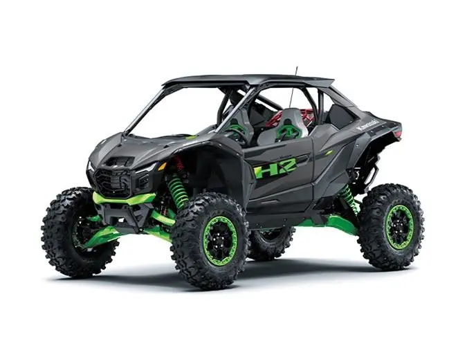 2027 Kawasaki TERYX H2 LIMITED eS Metallic Matte Graphenesteel Gray / Lime Green