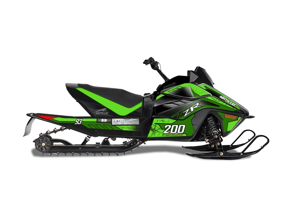 2026 Arctic Cat ZR 200 ZR 200 Black/Medium Green 200, 4-Stroke alt