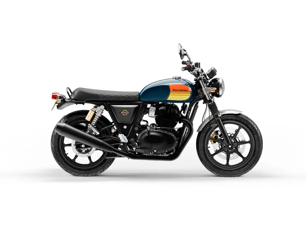 Royal Enfield INT650 Bleu Barcelone 2026