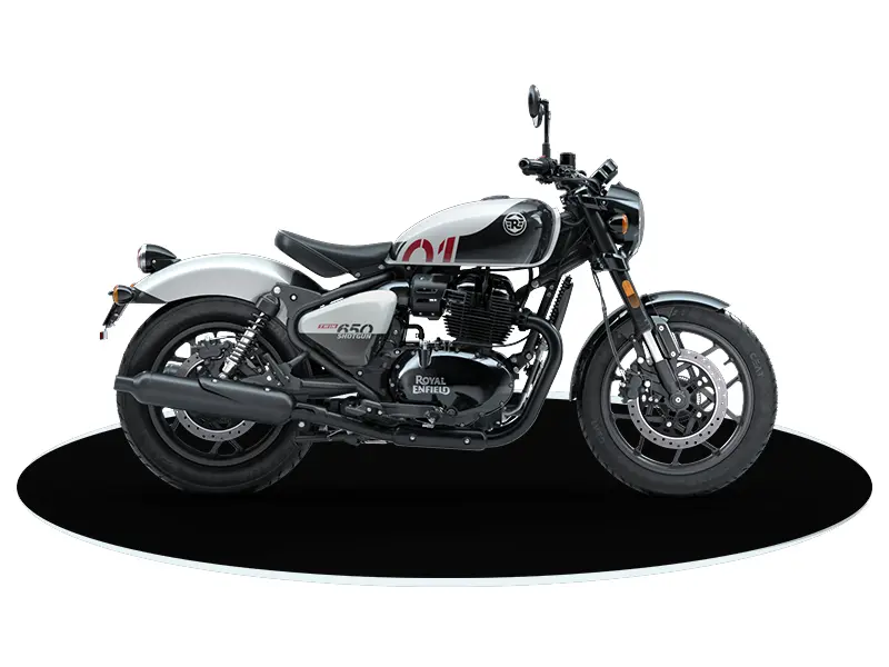 Royal Enfield Shotgun 650 Blanc Stencil 2026