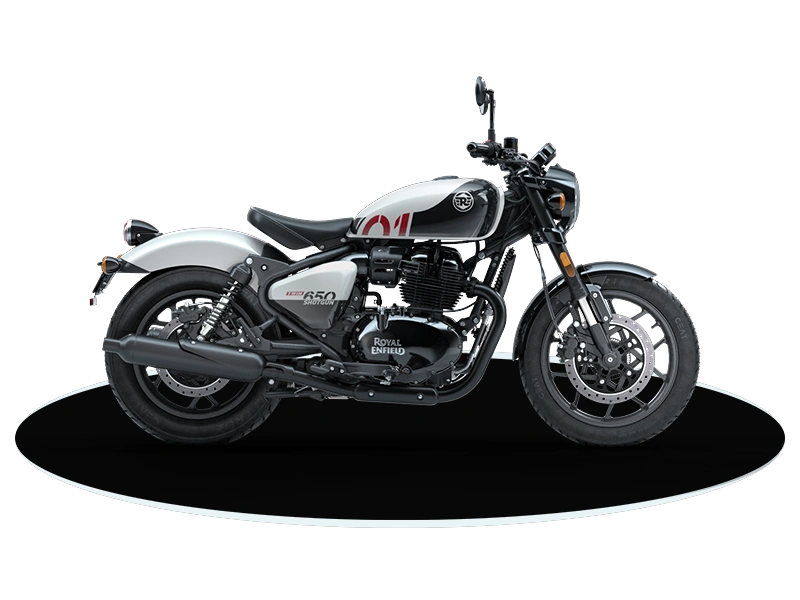 Royal Enfield Shotgun 650 Shotgun 650 Blanc Stencil 2026 alt