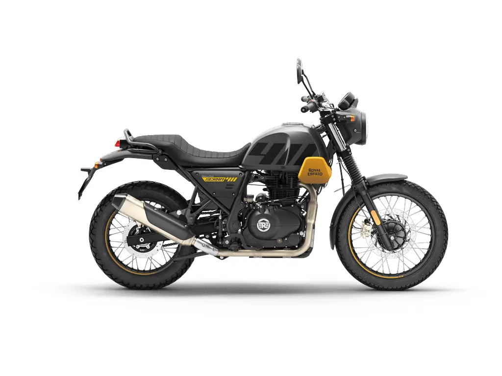 Royal Enfield Scram 411 Jaune Graphite 2026