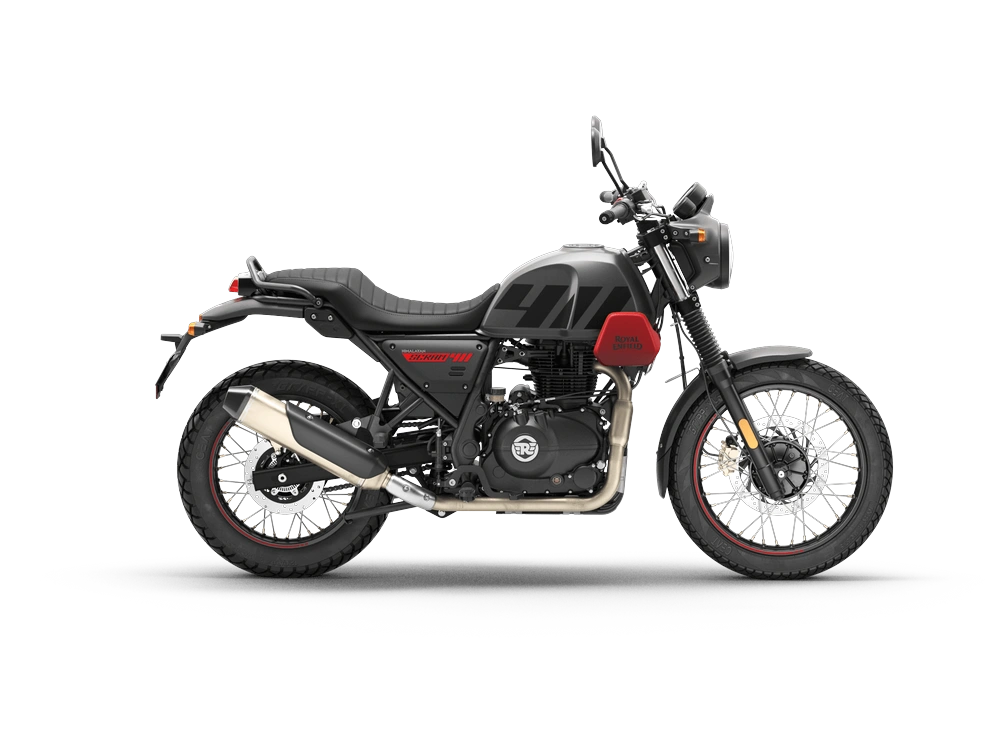 Royal Enfield Scram 411 Graphite Red Rouge Graphite 2026 alt
