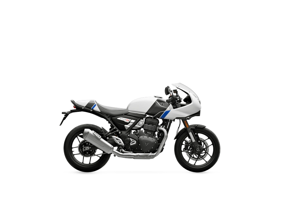 Triumph Thruxton 400 Thruxton 400 Pearl Metallic White / Storm Grey 2026 alt