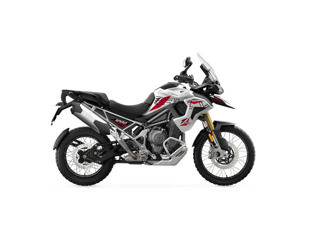 2026 Triumph Tiger 1200 Desert Edition Crystal White