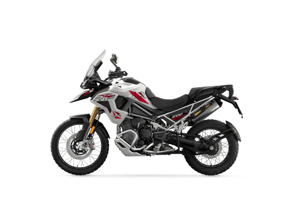 2026 Triumph Tiger 1200 Desert Edition Crystal White
