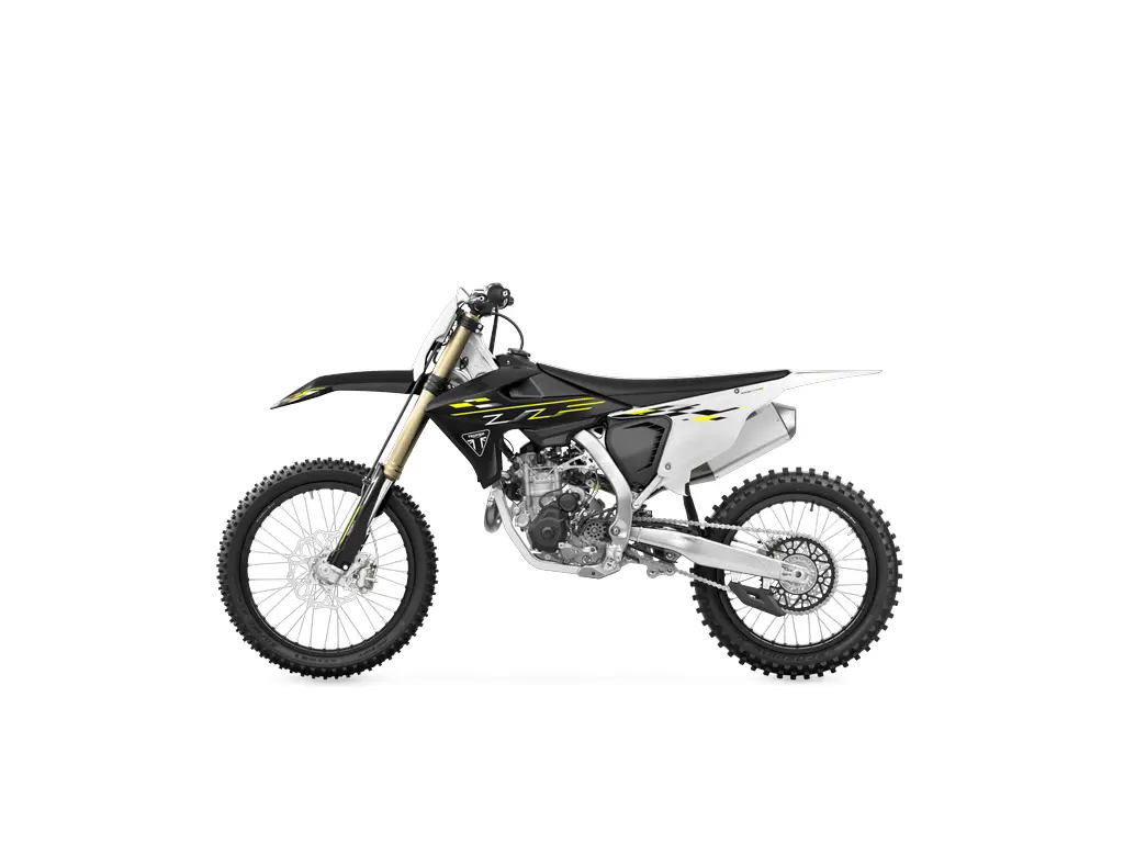 2026 Triumph TF 450-X (2026) Jet Black / Pure White