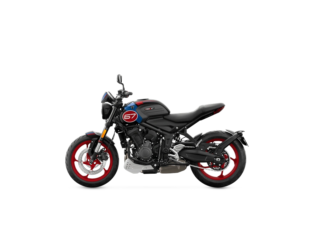 Triumph Trident 660 Triple Tribute Edition Trident 660 Triple Tribute Edition Sapphire Black / Cobalt Blue 2025 alt