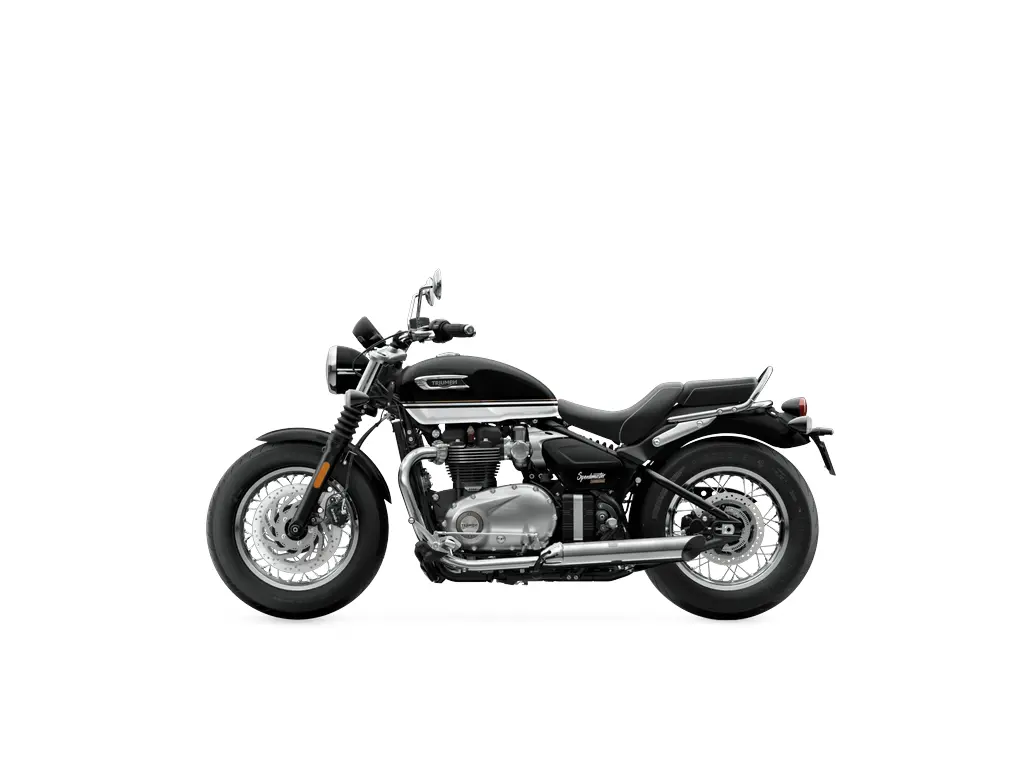 2026 Triumph Bonneville Speedmaster Sapphire Black / Crystal White