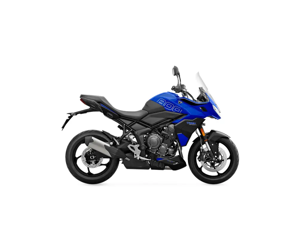 2025 Triumph Tiger Sport 800 Caspian Blue / Phantom Black