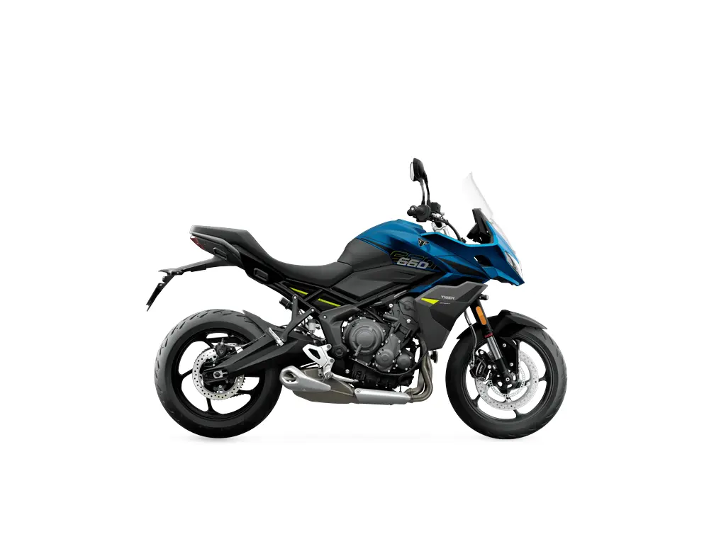 2026 Triumph Tiger Sport 660 Interstellar Blue / Mineral Grey
