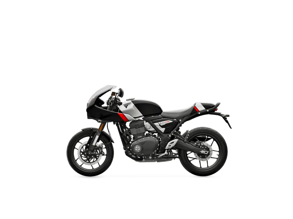 2026 Triumph Thruxton 400 Phantom Black / Aluminium Silver