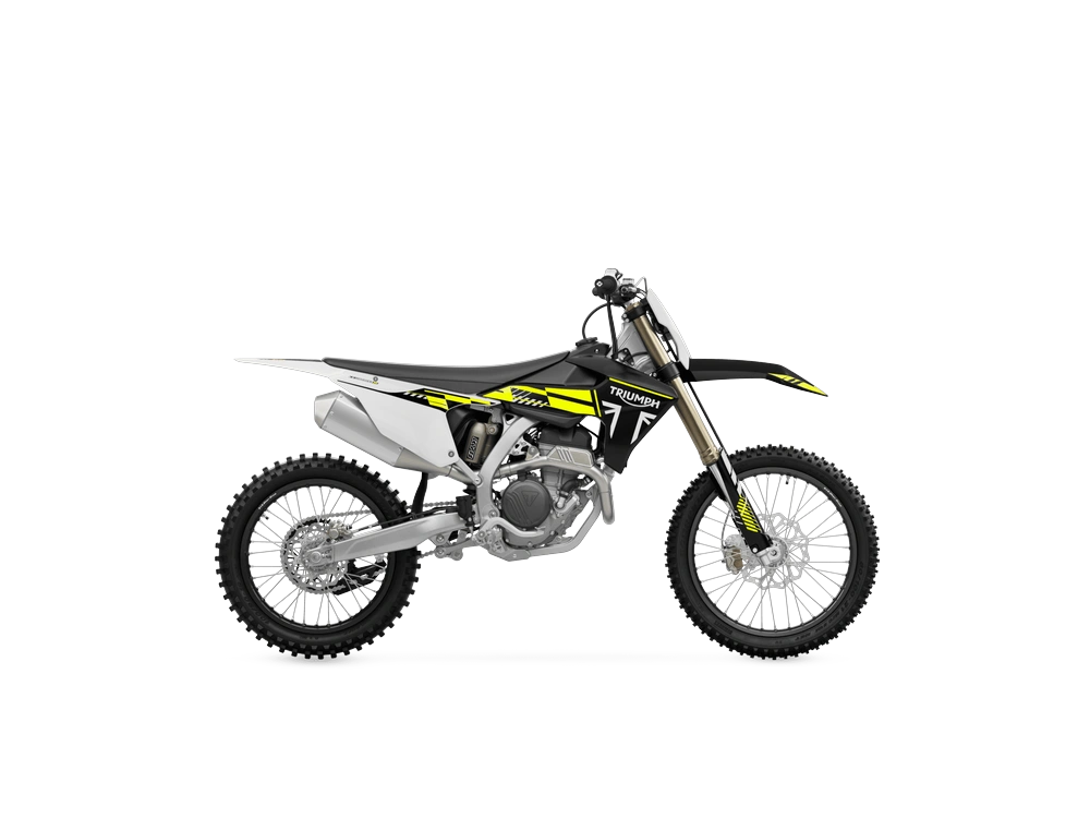 2025 Triumph TF 250-X TF 250-X Triumph Racing Yellow / Black / White alt