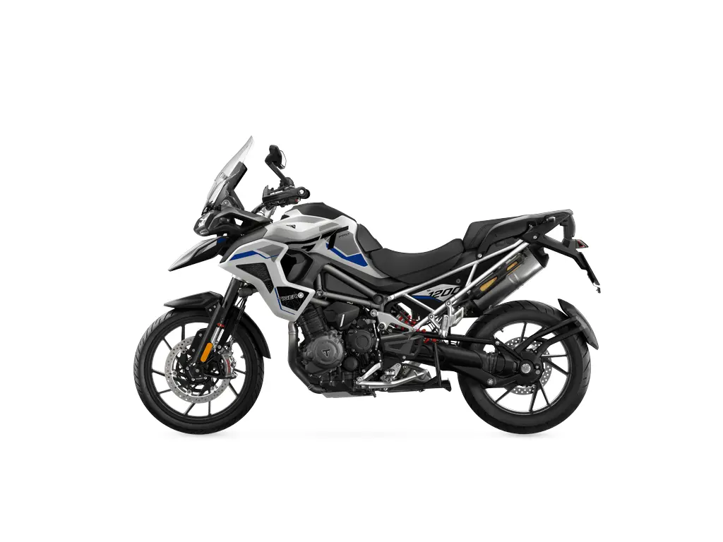 2026 Triumph Tiger 1200 Alpine Edition Satin Crystal White