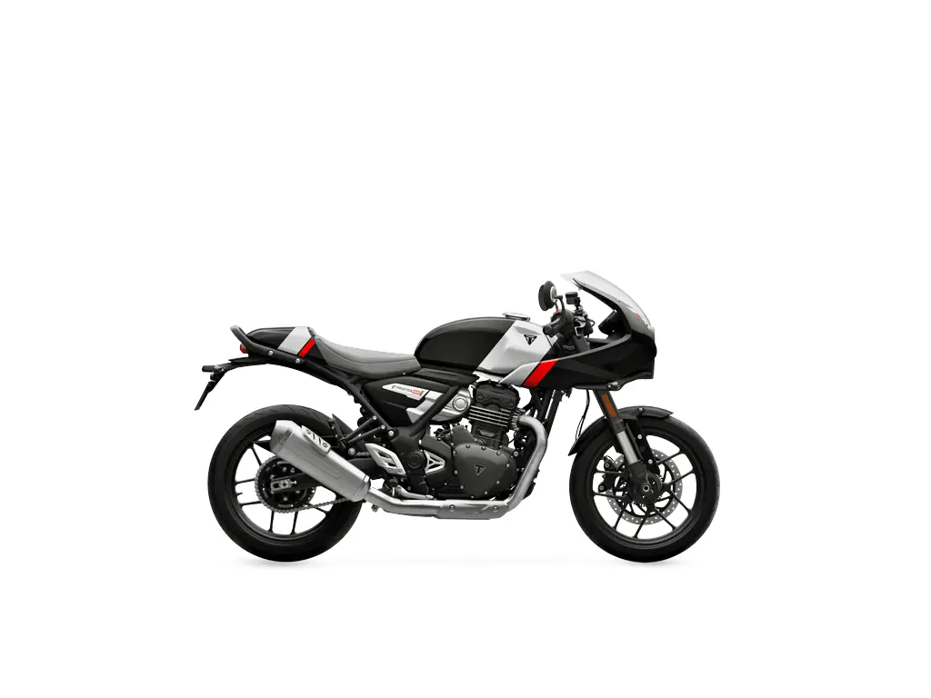 Triumph Thruxton 400 Phantom Black / Aluminium Silver 2026