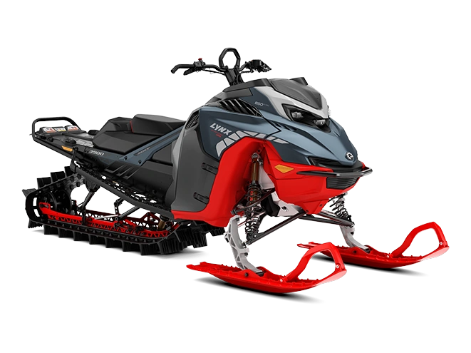2027 Lynx Shredder SHREDDER DS Mineral Blue / Viper Red 850 E-TEC® alt
