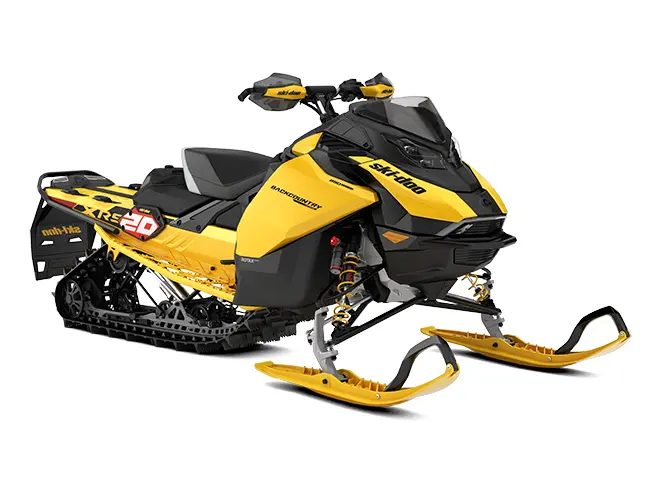 2027 Ski-Doo Backcountry X-RS 850 E-TEC® Turbo R with water injection system Circuit Yellow – 20th Anniversary