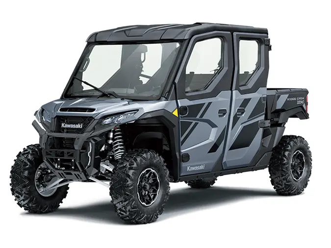 2026 Kawasaki RIDGE CREW HVAC Metallic Bluish Gray
