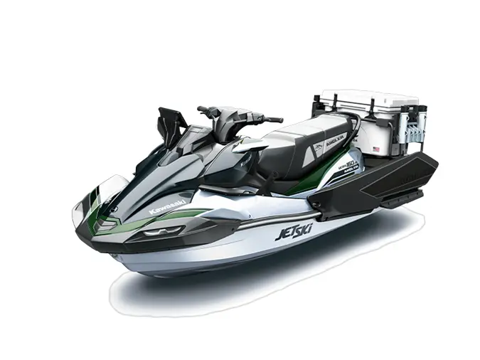 Kawasaki JET SKI ULTRA 160LX-S ANGLER Blanc Cristal / Vert Sommet 2026