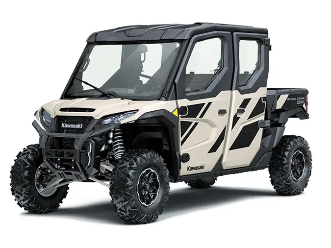 2026 Kawasaki RIDGE CREW HVAC Metallic Matte Whitish Beige