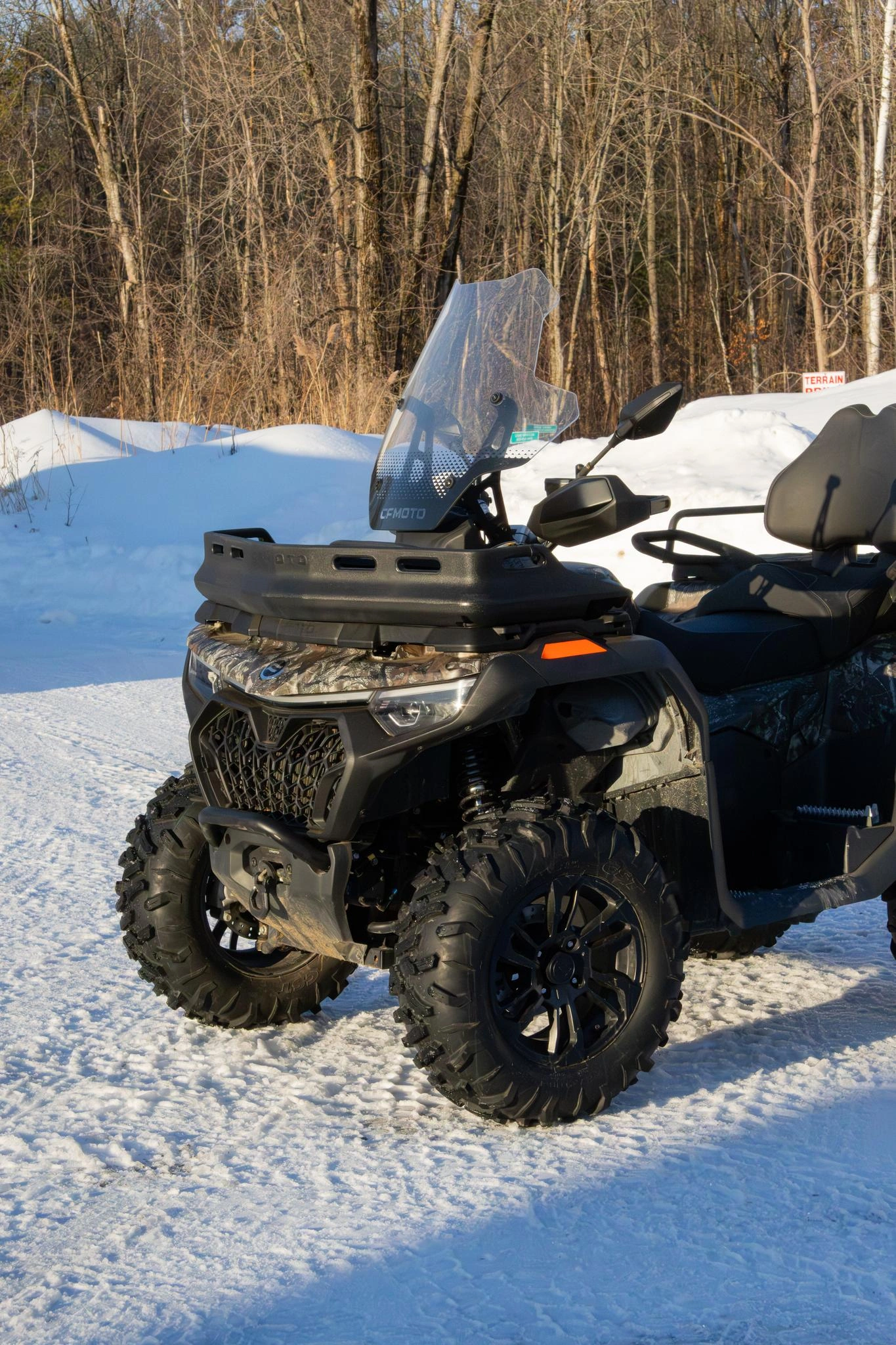Recent CFMOTO ATV model demonstrating modern design and improved reliability