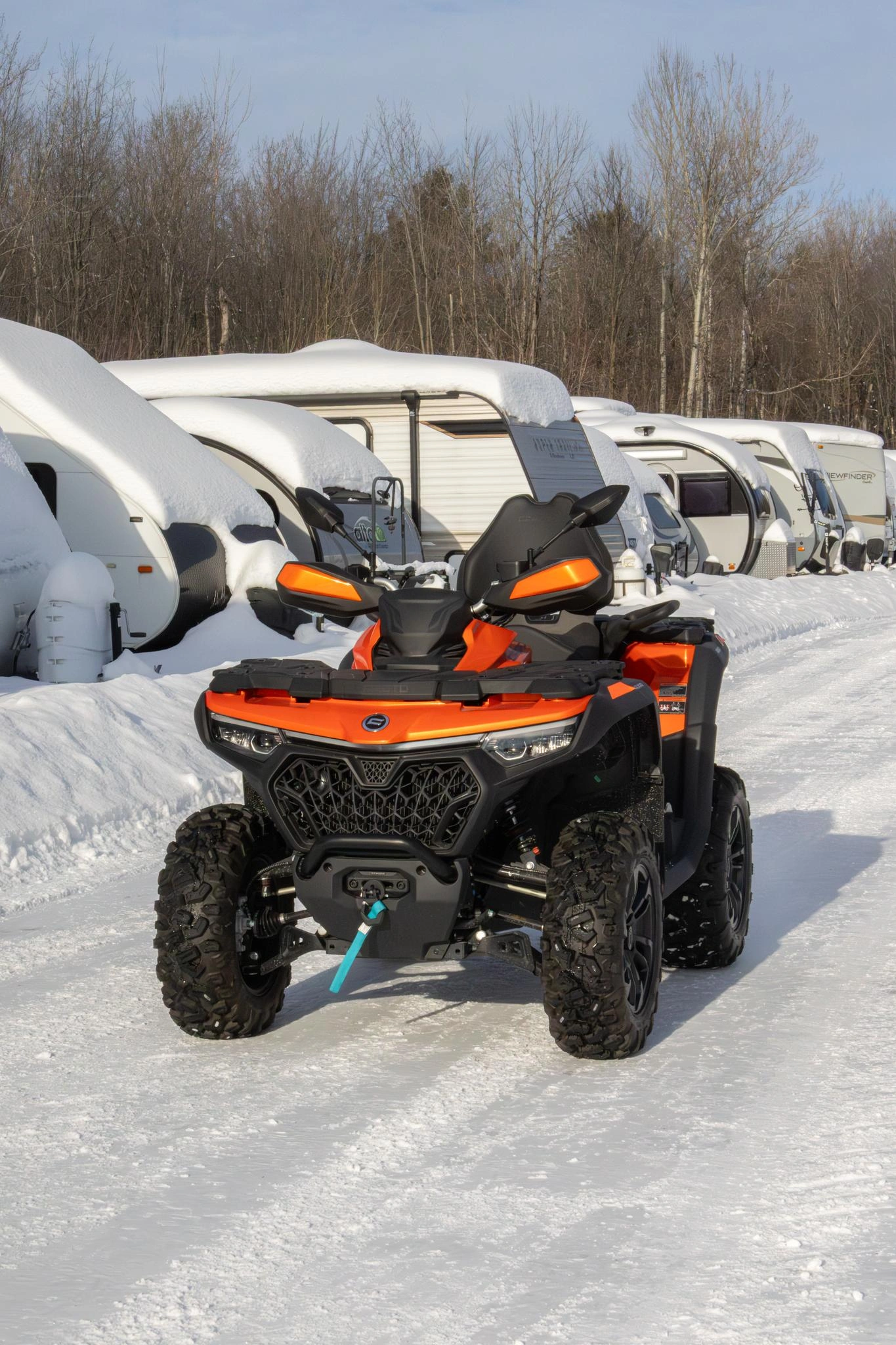 Recent CFMOTO ATV model demonstrating modern design and improved reliability