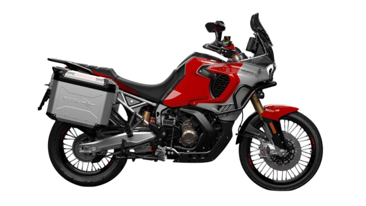 vue latérale d'une moto Enduro Veloce EAS