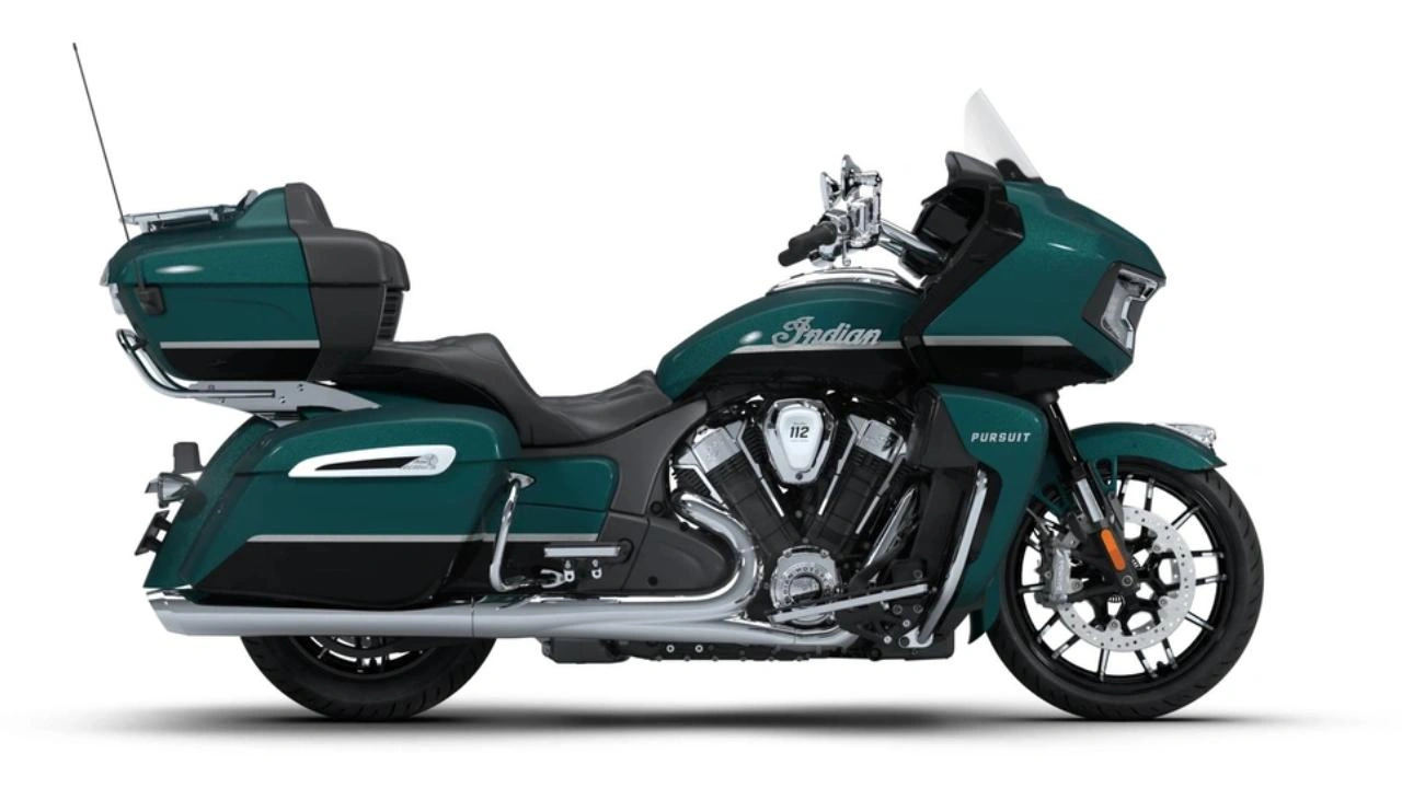 vue latérale d'une moto Indian Motorcycles Indian Pursuit