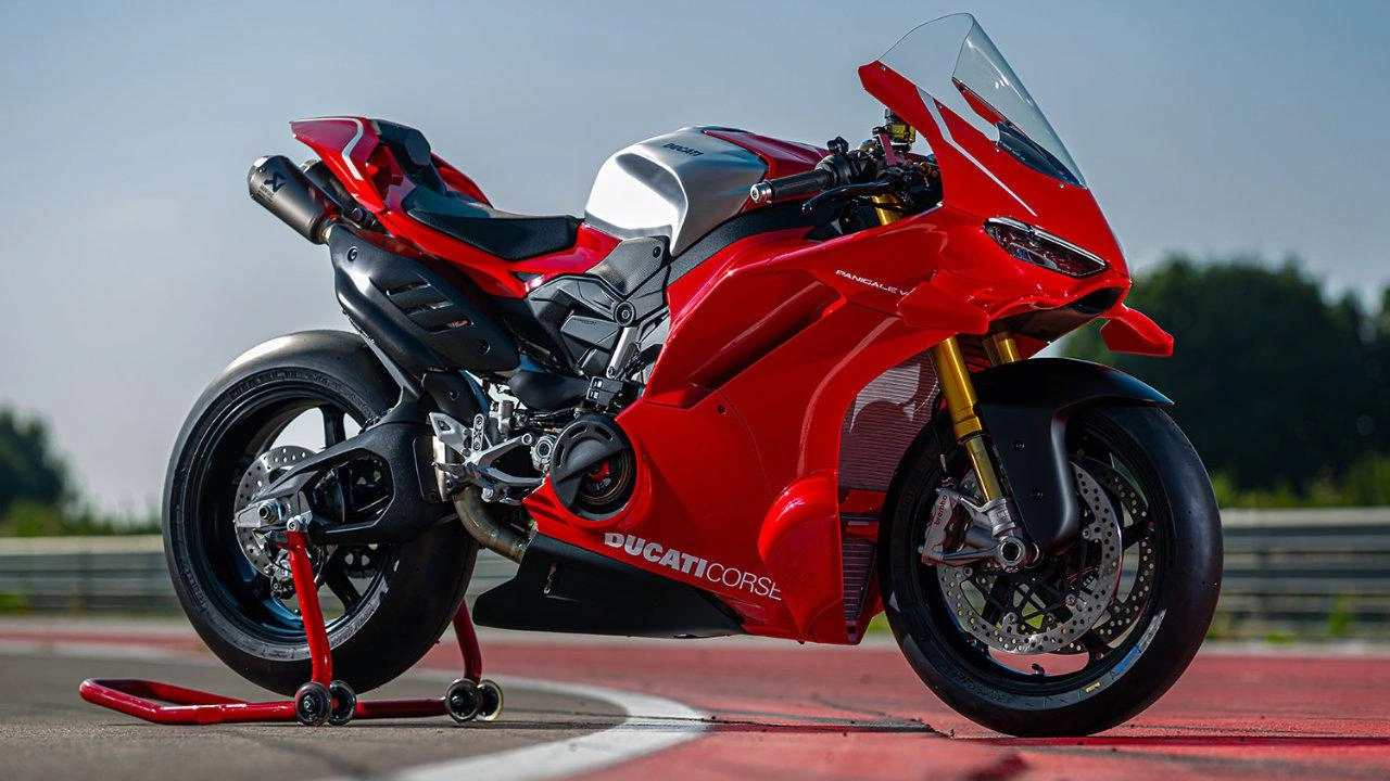 side view of a Ducati Panigale