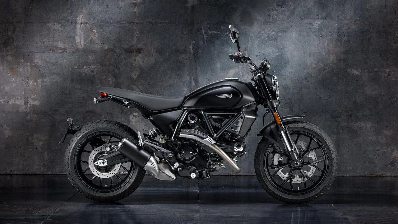 side view of a Ducati Scrambler Icon