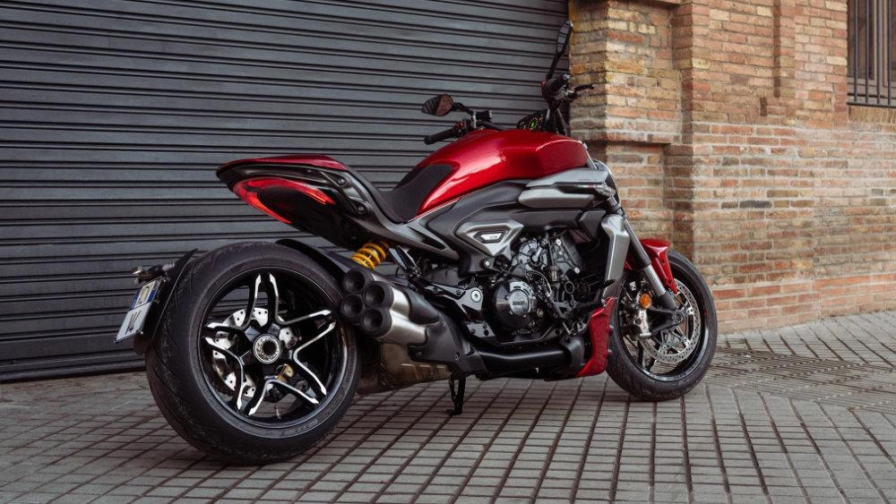 rear side view of a XDiavel V4