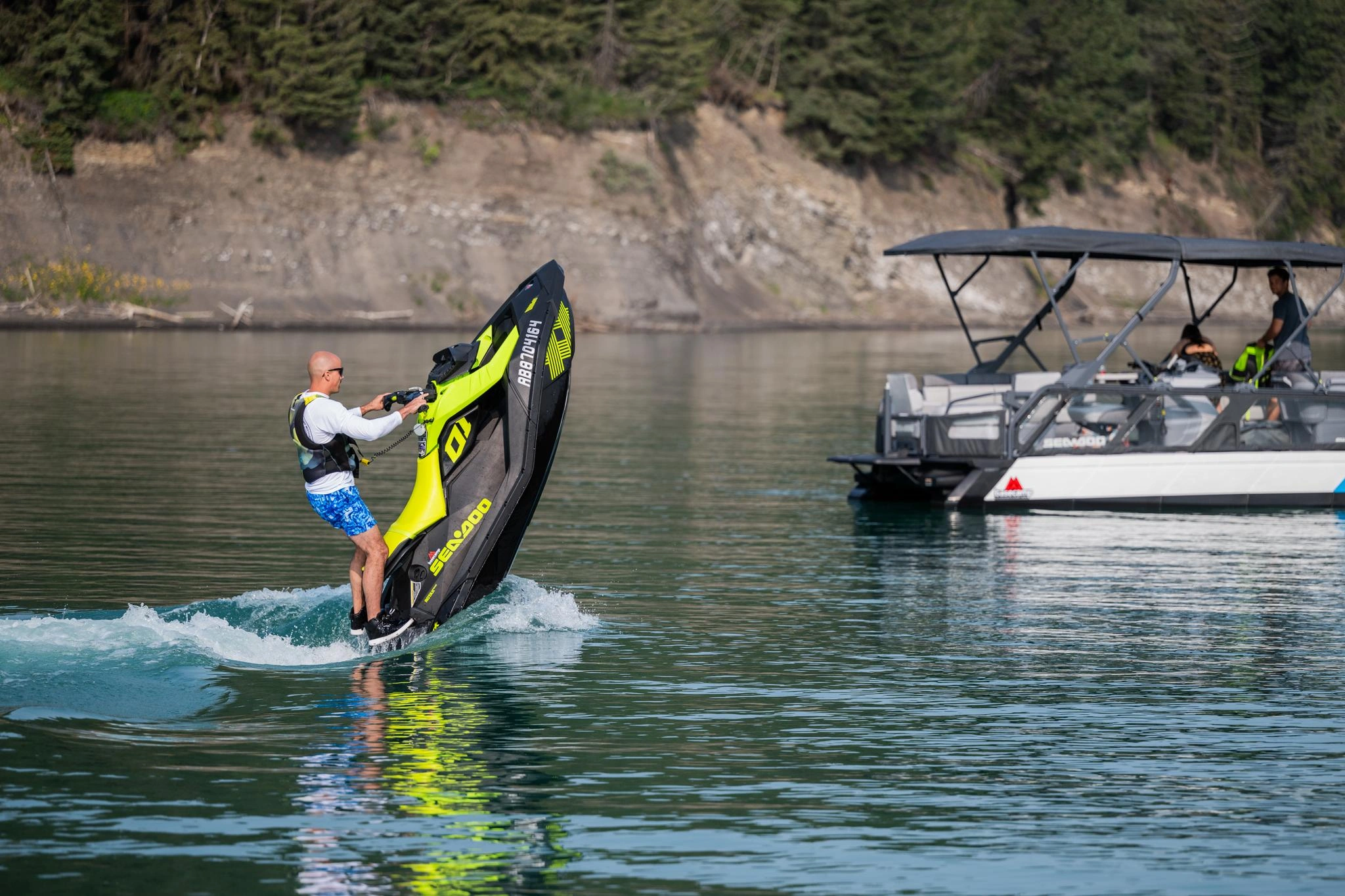Sea-Doo Spark Trixx trick riding near Calgary