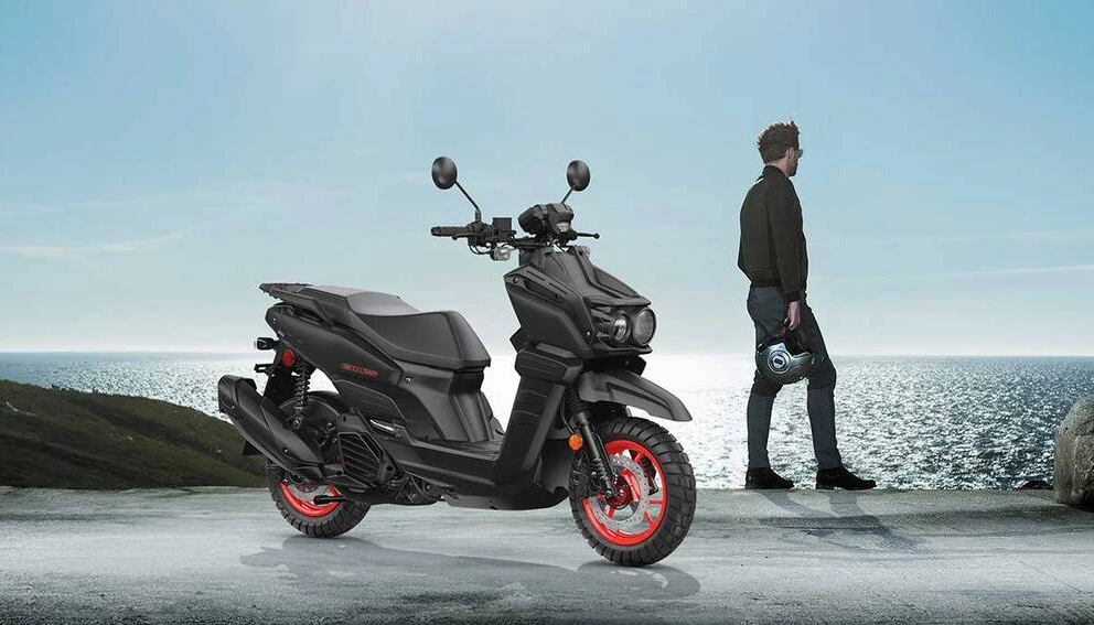 Vue de la Yamaha BWS 125