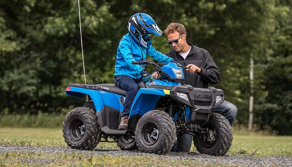 View of the Polaris Sportsman 110