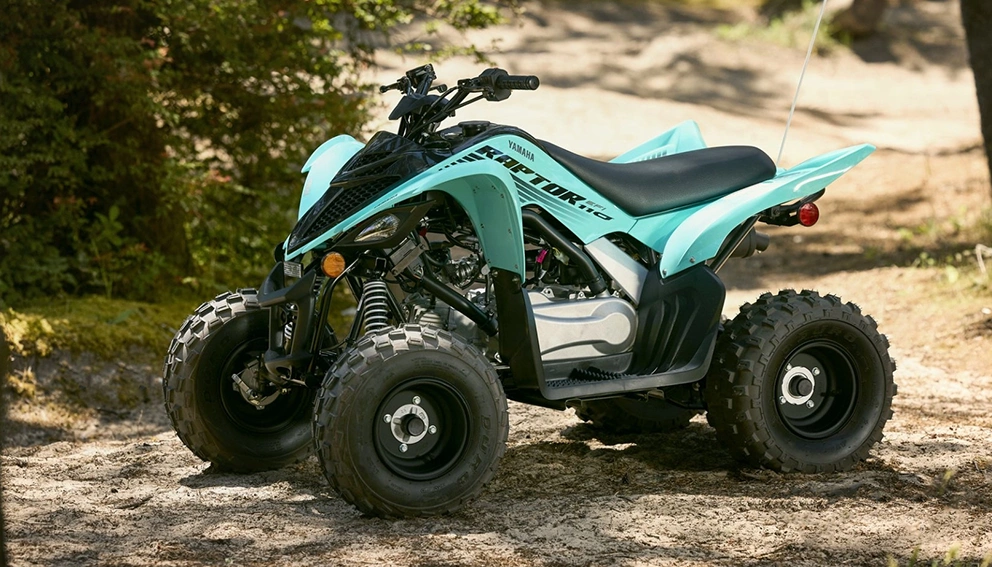 View of the Yamaha Raptor 110