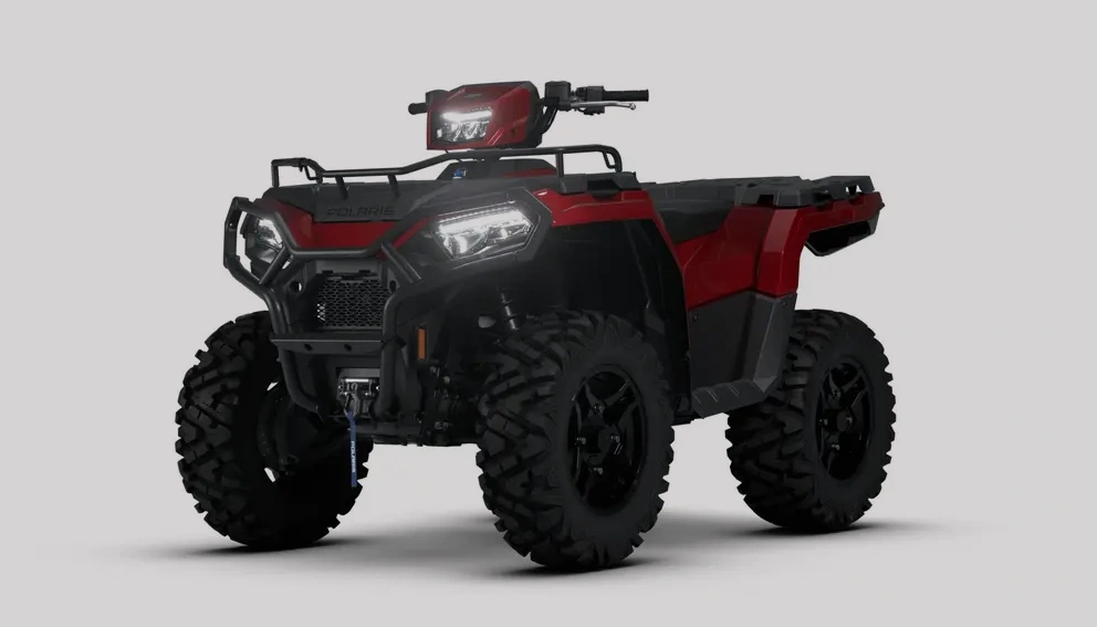View of the Polaris Sportsman 570 Trail