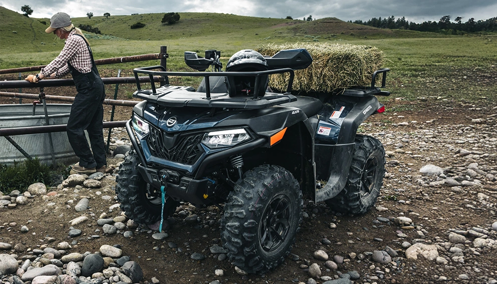 View of the CFMOTO CFORCE 600