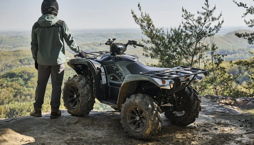 View of the Yamaha Grizzly 700