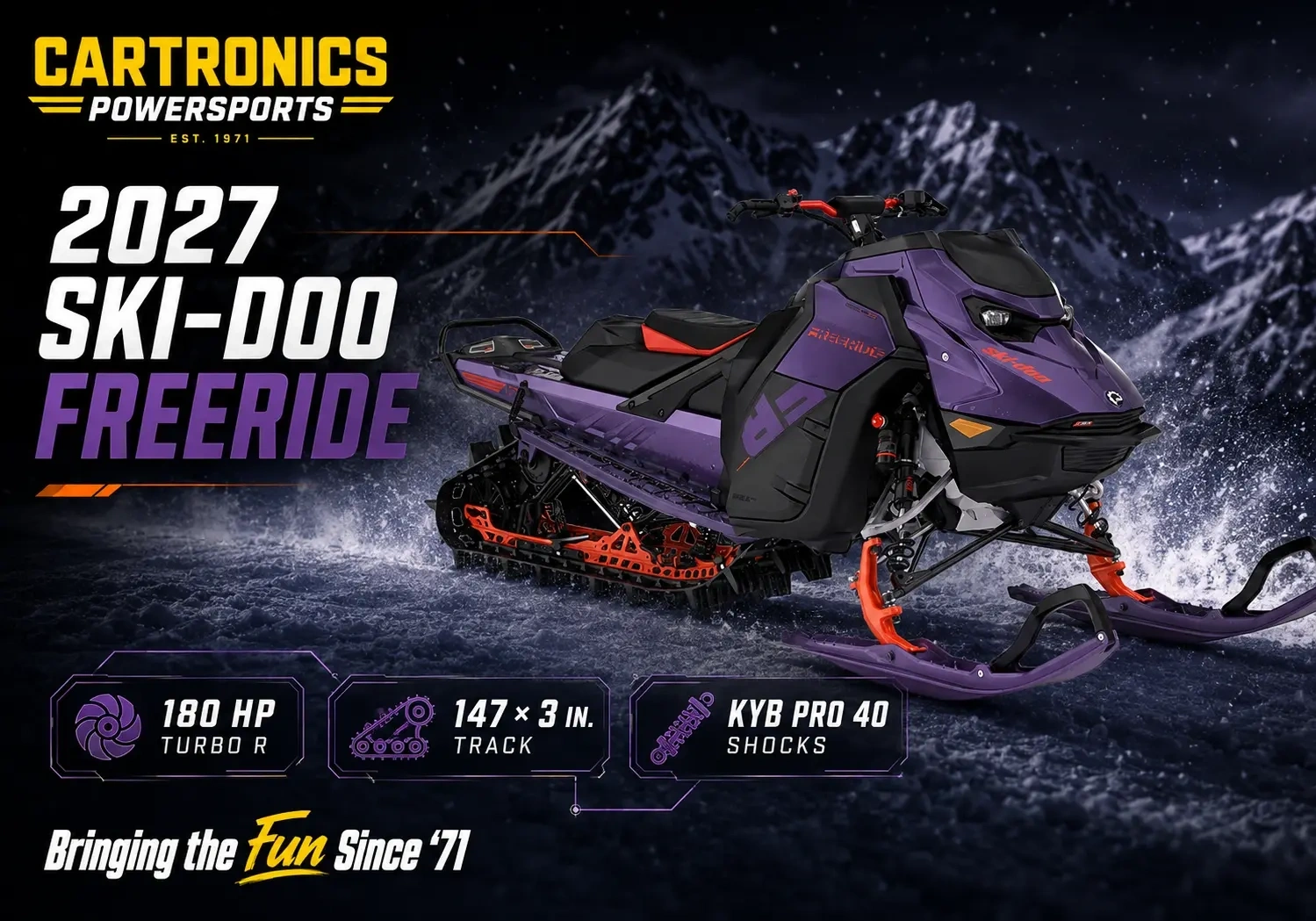 2027 Ski-Doo Freeride Snowmobile Info