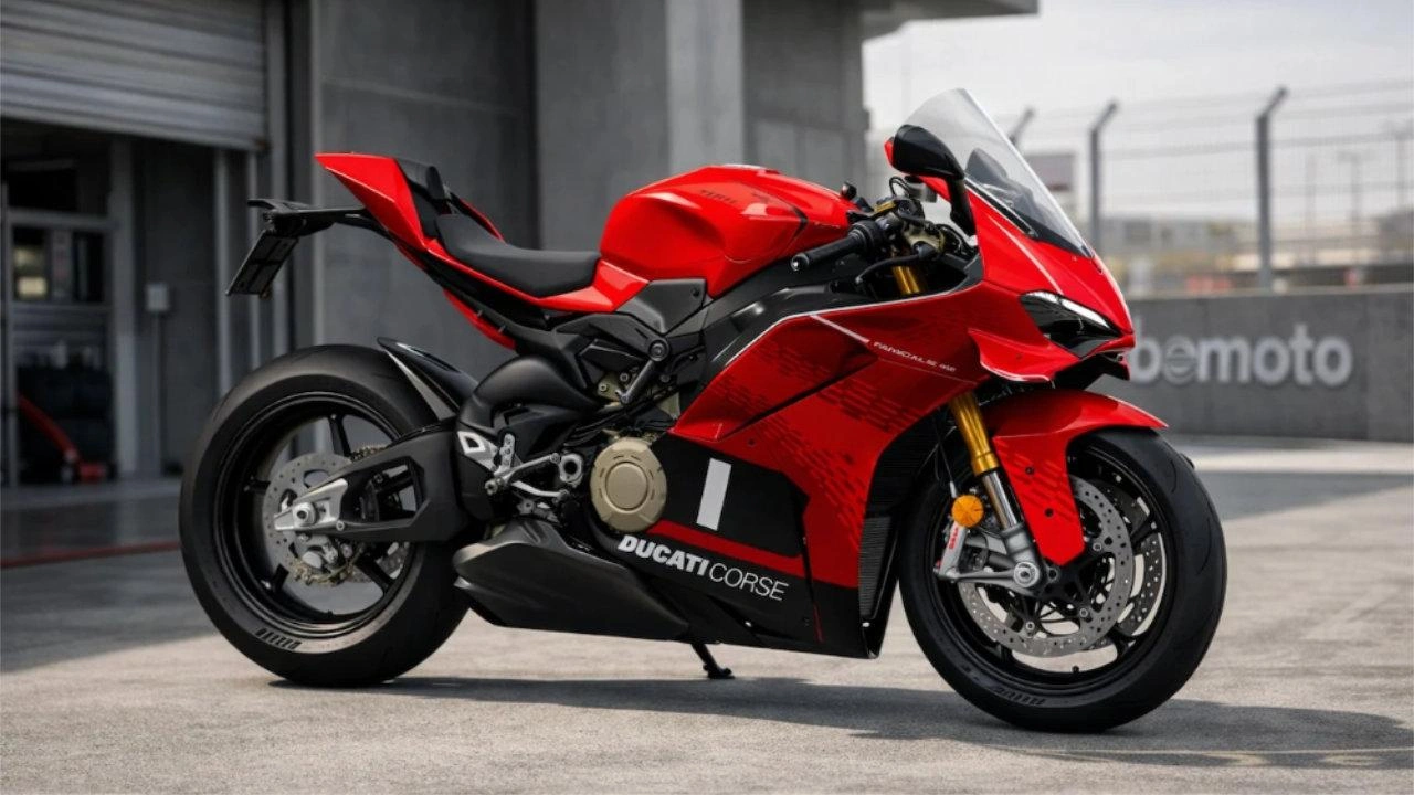 Ducati Panigale V4 S high-performance motorcycle profile