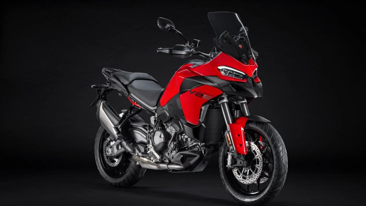 Ducati Multistrada V2 motorcycle profile view