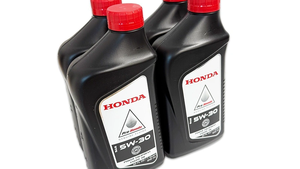 Vue de L'huile 5W30 Honda pour souffleuse