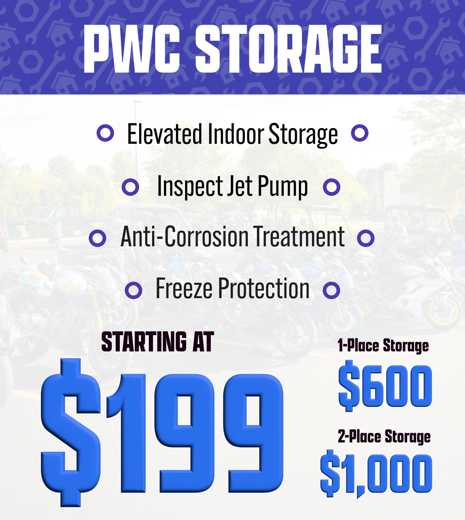 PWC storage special