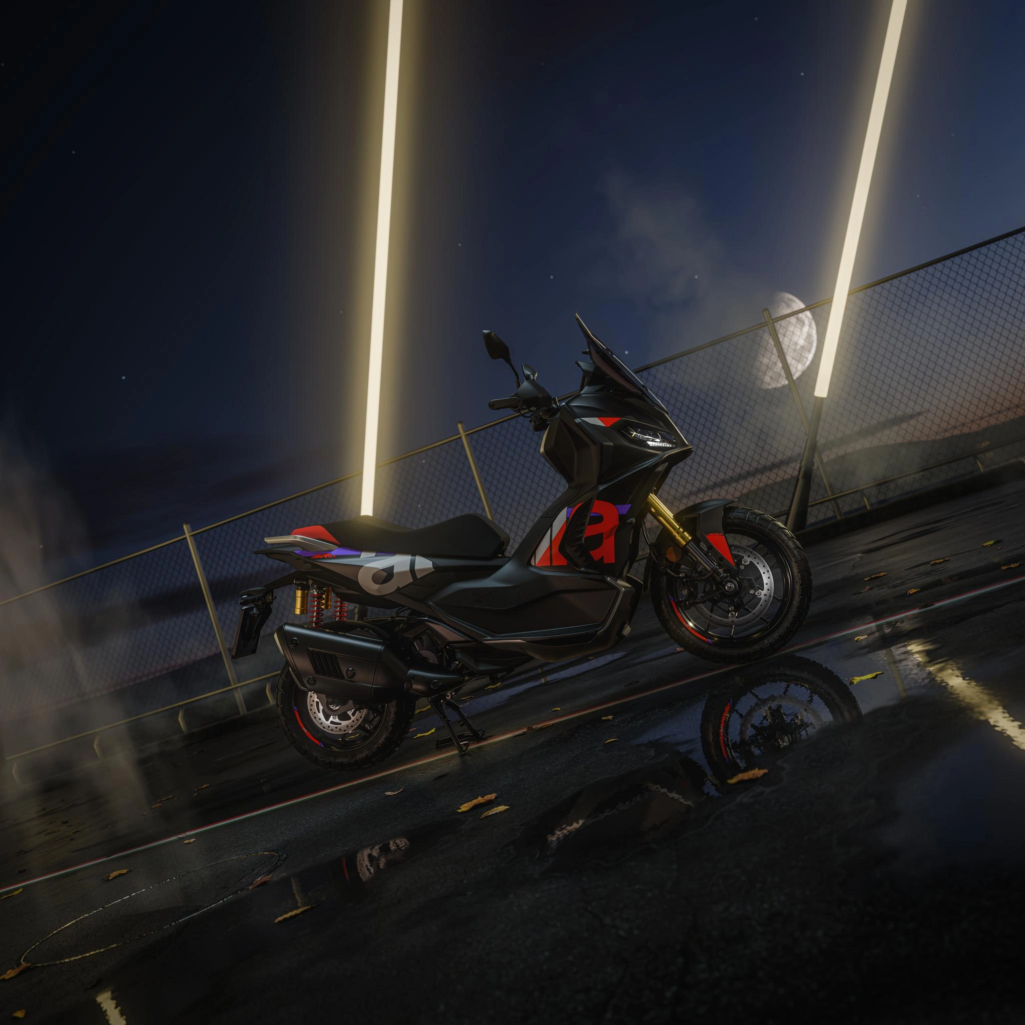 2027 Aprilia SR GT 400 adventure scooter