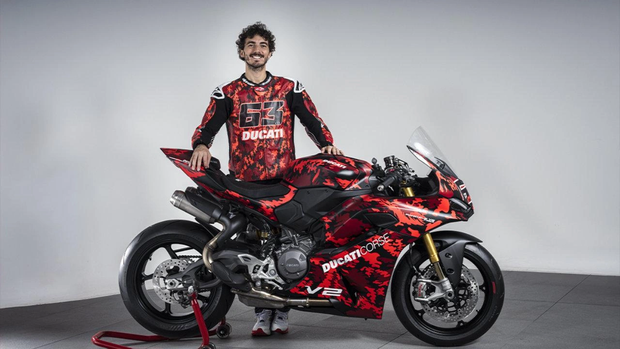 Limited edition Ducati Panigale V2 FB63 Francesco Bagnaia tribute