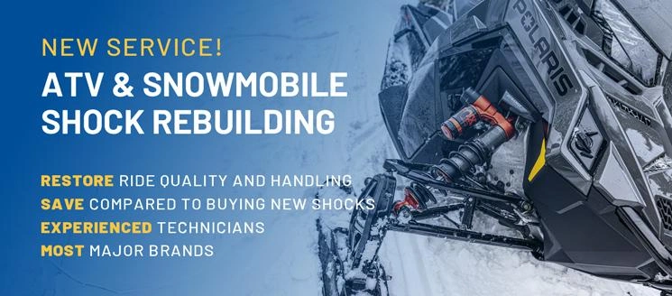ATV and snowmobile shock rebuilding
