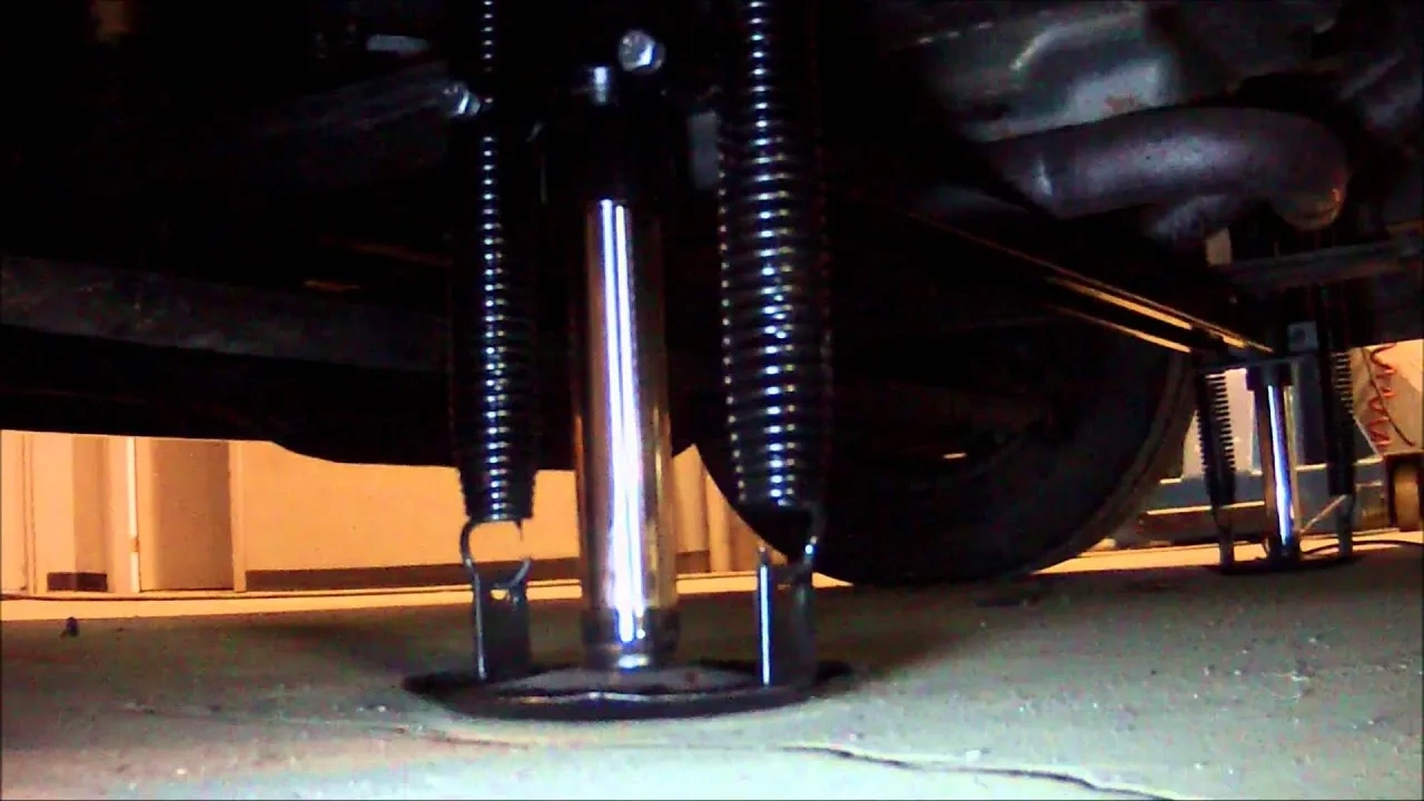 Vue d'un Stabilisateurs pour roulotte